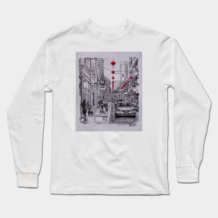 Missing Melbourne study (China town) Long Sleeve T-Shirt
